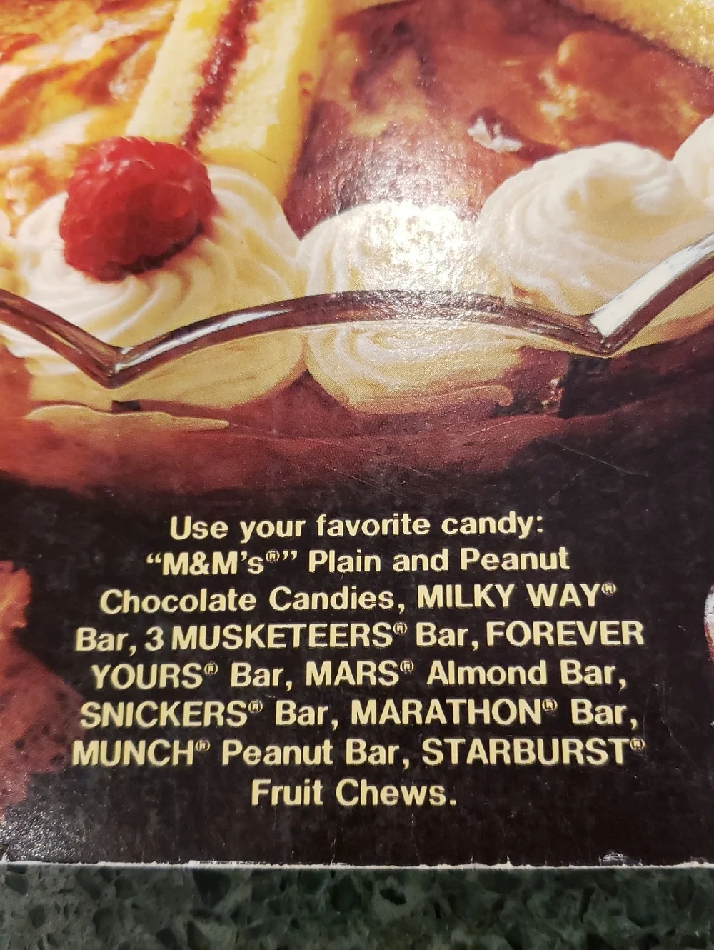 Cookbooks Cookies, Desserts, Cooking with M&M Mars candies. Recipes